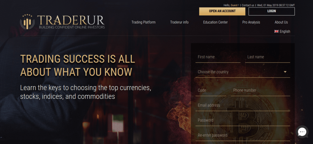 TraderUR Forex broker