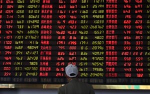 Chinese stocks down